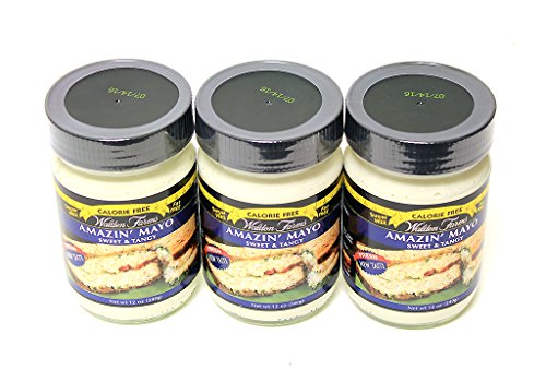 0764753481638 - WALDEN FARMS AMAZIN'S MAYO, SUGAR FREE, CALORIE FREE, CARB FREE, FAT FREE, 12 OZ (PACK OF 3)