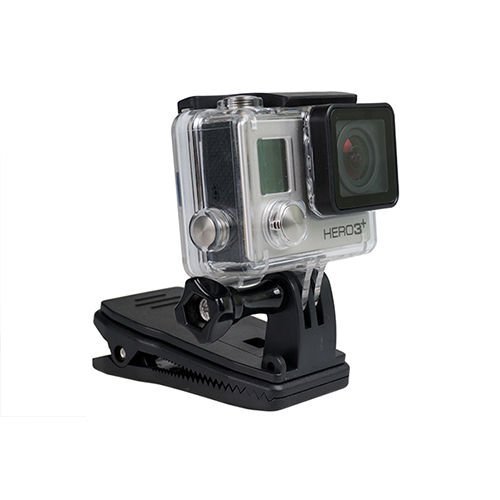 0764832325556 - 360 ROTARY BACKPACK HAT MOUNTS QUICK RELEASE CLIP CLAMP FOR GOPRO HERO2 3 3+ 4
