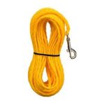 0076484084614 - POLY CHECK CORD TRAINING DOG LEASH IN YELLOW