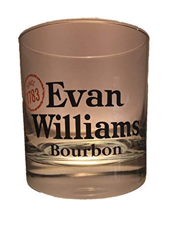 0764966922171 - EVAN WILLIAMS LOGO ROCKS GLASS (9 OZ)