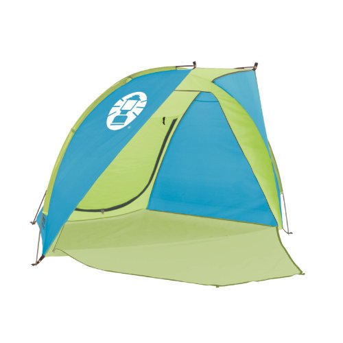 0076501126914 - COLEMAN COMPACT SHADE SHELTER, BLUE/LIME