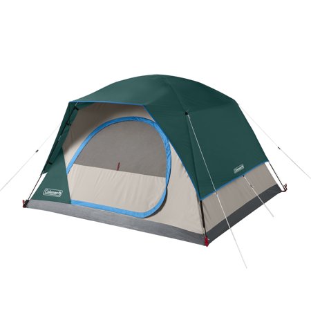 0076501152302 - COLEMAN 4-PERSON SKYDOME CAMPING TENT, EVERGREEN