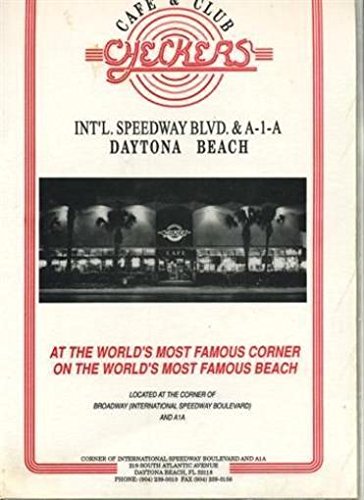 0765018450062 - CHECKERS CAFE & CLUB MENU BROADWAY & A1A IN DAYTONA BEACH FLORIDA 1990'S