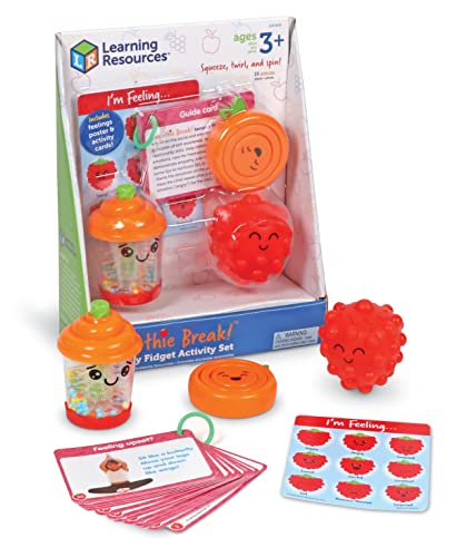 0765023055764 - LEARNING RESOURCES SMOOTHIE TEA BREAK! SENSORY FIDGET ACTIVITY SET, 19 PIECES, AGES 3+, SENSORY TOYS FOR TODDLERS, SOCIAL EMOTIONAL LEARNING, SEL SKILLS, FINE MOTOR SKILLS