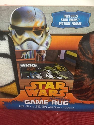 0765206212007 - DISNEY STAR WARS ACCENT RUG (23 X 39) AND STAR WARS FRAME