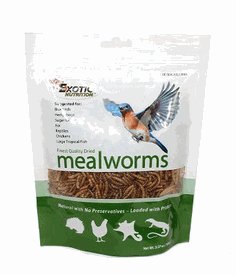 7657858394824 - DRIED MEALWORMS 3.57 OZ. (100 G.)