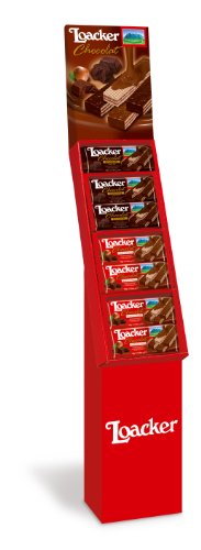 0076580162810 - LOACKER MIXED CHOCOLATE ENROBED WAFER SHIPPER, 4.16-OUNCE (PACK OF 8)