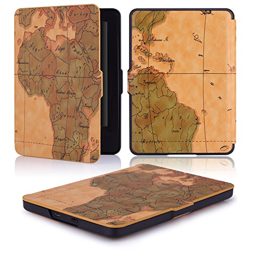 0765857005461 - MOKO CASE FOR AMAZON KINDLE 7TH GEN - ULTRA LIGHTWEIGHT SHELL CASE STAND COVER CASE FOR AMAZON KINDLE 2014 ( 7TH GENERATION ), MAP H