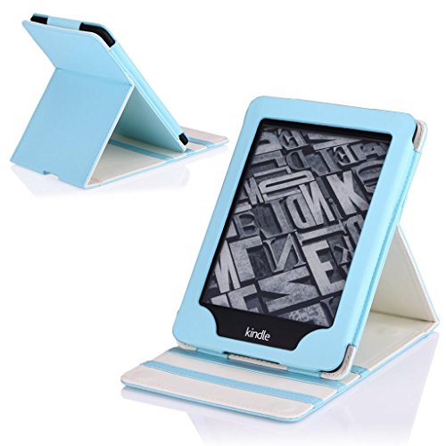 0765857007250 - MOKO KINDLE PAPERWHITE CASE, PREMIUM VERTICAL FLIP COVER WITH AUTO WAKE / SLEEP FOR AMAZON ALL-NEW KINDLE PAPERWHITE (FITS ALL 2012, 2013 AND 2015 VERSIONS), LIGHT BLUE