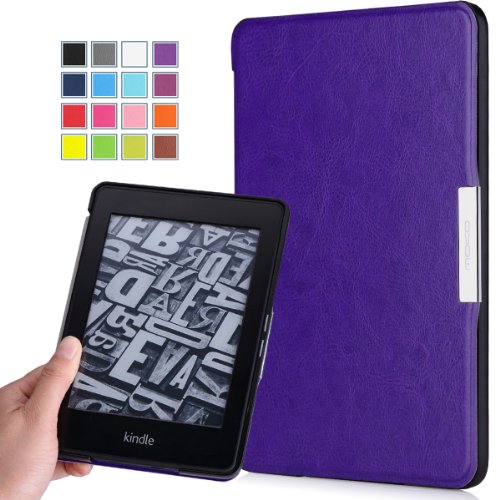 0765857013763 - MOKO KINDLE PAPERWHITE CASE, PREMIUM ULTRA LIGHTWEIGHT SHELL COVER WITH AUTO WAKE / SLEEP FOR AMAZON ALL-NEW KINDLE PAPERWHITE (FITS ALL 2012, 2013 AND 2015 VERSIONS), FM PURPLE