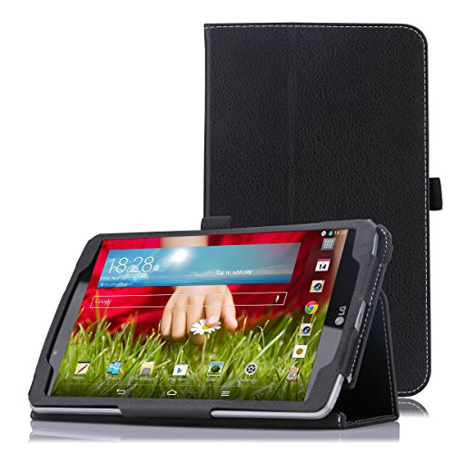 0765857035659 - MOKO LG G PAD F 8.0 / G PAD II 8.0 CASE, SLIM FOLDING COVER FOR 8 INCH ANDROID TABLET, BLACK