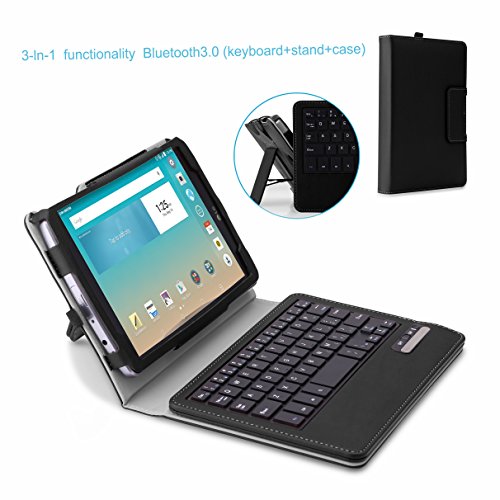 0765857047072 - MOKO WIRELESS BLUETOOTH KEYBOARD COVER CASE FOR LG G PAD F 8.0 INCH 4G LTE ANDROID TABLET, BLACK