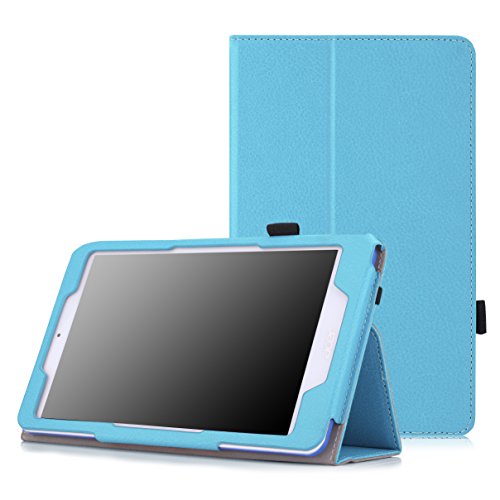 0765857063263 - MOKO ACER ICONIA ONE 8 B1-820 CASE - SLIM FOLDING COVER CASE FOR ACER ICONIA ONE 8 B1-820 TABLET 2015 VERSION, LIGHT BLUE