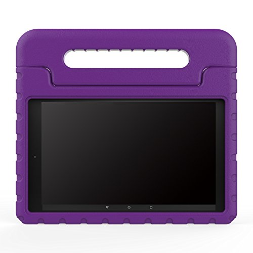 0765857078472 - MOKO CASE FOR FIRE HD 10 - KIDS SHOCK PROOF CONVERTIBLE HANDLE LIGHT WEIGHT SUPER PROTECTIVE STAND COVER CASE FOR AMAZON KINDLE FIRE HD 10.1 INCH DISPLAY TABLET (2015 RELEASE ONLY), PURPLE