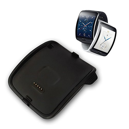 0765857086514 - MOKO GEAR S (SM-R750) CHARGER, CHARGING DOCK CRADLE CHARGER FOR SAMSUNG GEAR S SMART WATCH SM-R750, WITH MICRO USB CABLE, BLACK