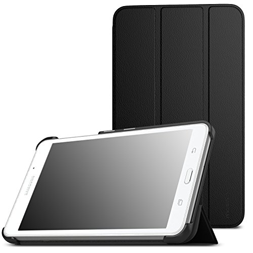 0765857100081 - MOKO SAMSUNG GALAXY TAB A 7.0 CASE - ULTRA LIGHTWEIGHT SLIM-SHELL STAND COVER CASE FOR SAMSUNG GALAXY TAB A 7.0 INCH TABLET 2016 RELEASE(SM-T280 / SM-T285 VERSION ONLY), BLACK