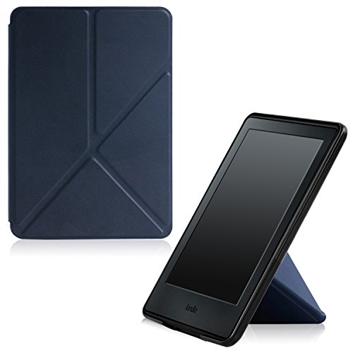 0765857106441 - MOKO CASE FOR KINDLE 8TH GENERATION - STANDING ORIGAMI SLIM SHELL CASE WITH AUTO WAKE/SLEEP FOR AMAZON ALL-NEW KINDLE E-READER (6 DISPLAY, 8TH GENERATION 2016 RELEASE), FROSTED INDIGO