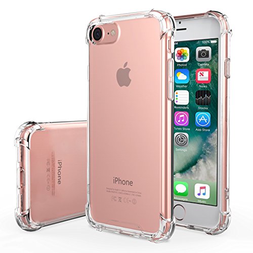 0765857107455 - IPHONE 7 CASE - MOKO ADVANCED SHOCK-ABSORBENT SCRATCH-RESISTANT COVER CASE WITH TRANSPARENT HARD PC BACK PLATE AND FLEXIBLE TPU GEL BUMPER FOR APPLE IPHONE 7 4.7 INCH 2016 RELEASE, CRYSTAL CLEAR