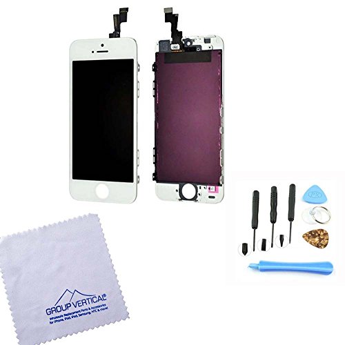0765857863931 - GROUP VERTICAL® WHITE REPLACEMENT LCD TOUCH SCREEN DISPLAY DIGITIZER FOR APPLE