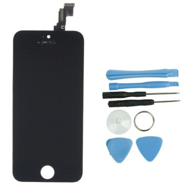 0765857863955 - LCD DISPLAY +TOUCH SCREEN DIGITIZER ASSEMBLY FOR IPHONE 5C BLACK +TOOLS