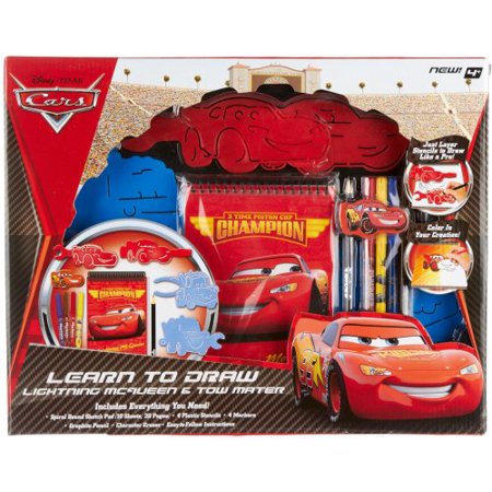 0765940214428 - DISNEY PIXAR CARS LEARN TO DRAW LIGHTNING MCQUEEN AND TOW MATER BY HORIZON GROUP USA