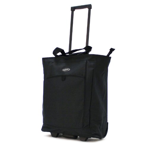 7661459860169 - OLYMPIA LUGGAGE ROLLING SHOPPER TOTE,BLACK,ONE SIZE