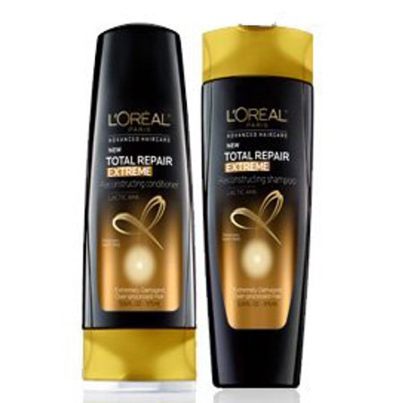 0766194939976 - LOREAL TOTAL REPAIR EXTREME RECONSTRUCTING SHAMPOO AND CONDITIONER 12.6 FL OZ EACH (BUNDLE OF 2)