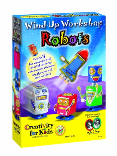 7662558212446 - CREATIVITY FOR KIDS WIND UP WORKSHOP ROBOTS