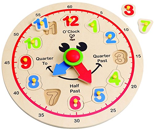 7662558236169 - HAPE - HAPPY HOUR CLOCK - TIME LEARNING PUZZLE