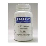 0766298011257 - LITHIUM OROTATE 5 MG,180 COUNT