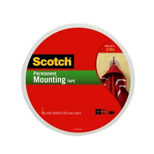 7663995802566 - SCOTCH INDOOR MOUNTING TAPE, HEAVY DUTY 1'' X 50'' 1 EA ( PACK OF 1 )