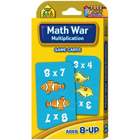0076645050328 - MATH WAR MULTIPLICATION GAME CARDS