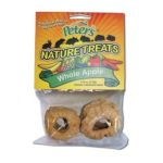 0766501010008 - PETER'S NATURE TREATS FOR SMALL ANIMALS APPLE WHOLES 2 PACK