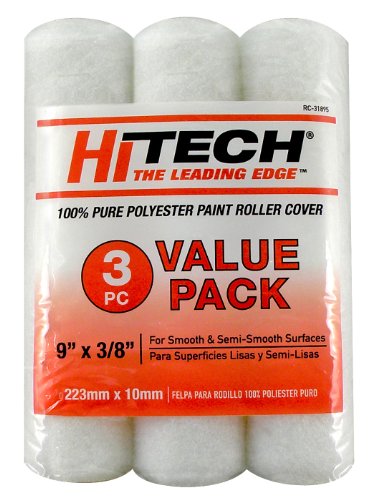 0076670836829 - HI-TECH RC31895 9-INCH BY 3/8-INCH ROLLER COVER, 3-PACK