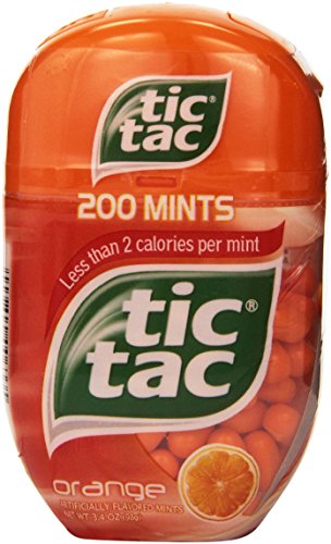 0766789841288 - TIC TAC ORANGE BOTTLE PACK, 3.4-OUNCE / 200 COUNT (PACK OF 4) 800 TOTAL