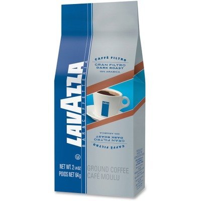 0766789996308 - LAVAZZA GRAN FILTRO ITALIAN DARK ROAST COFFEE, 2.25 OZ., GROUND FRACTION PACK, 30/CARTON BY LAVAZZA