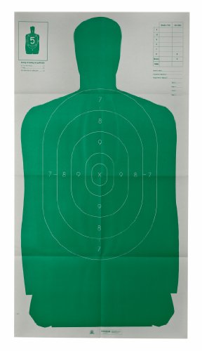 0076683407351 - CHAMPION LE 24X45-INCH GREEN POLICE B27FSA SILHOUETTE TARGET (PACK OF 10)