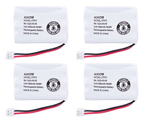 0766897276453 - 4-PACK AXIOM (TM) RECHARGEABLE BATTERIES FOR V-TECH 89-1323-00-0 0 27910