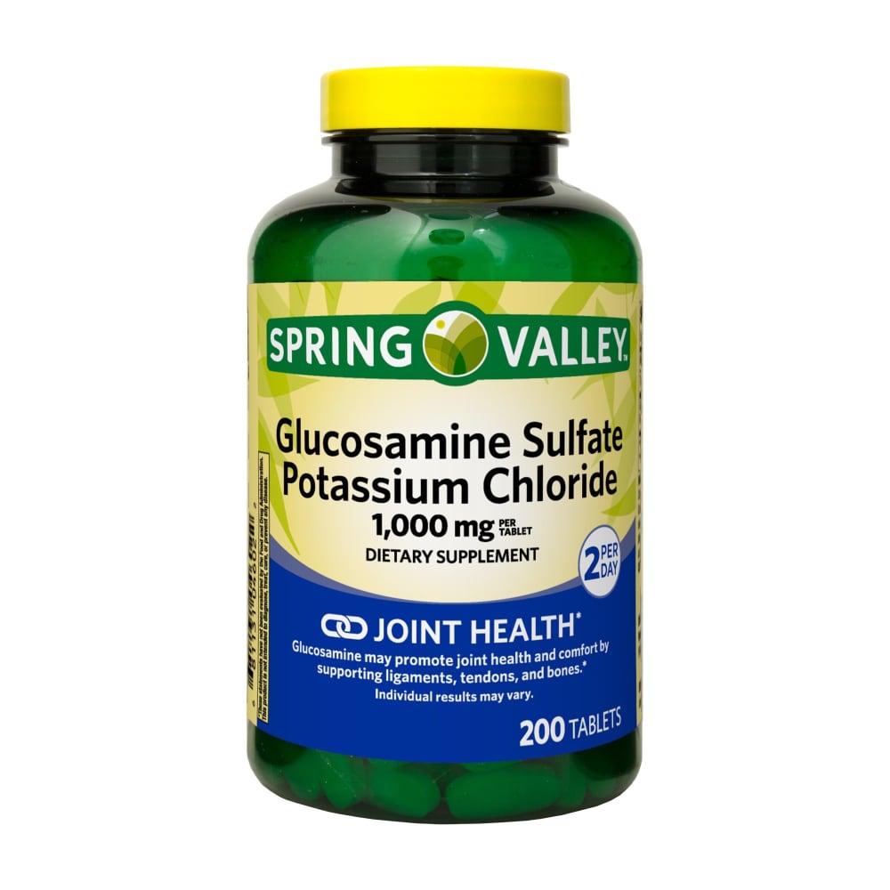 0076719471042 - GLUCOSAMINE SULFATE POTASSIUM CHLORIDE TABLETS; 1000 MG; 200 COUNT