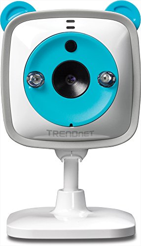 0767261198319 - TRENDNET 720P HD CLOUD BABY CAM, IP/NETWORK, MICROSD CARD SLOT, WIRELESS, TEMPERATURE SENSOR, VIDEO MONITORING, SURVEILLANCE, SECURITY CAMERA, PLUG/PLAY, WITH TWO-WAY AUDIO AND NIGHT VISION, FREE APP, FIVE PRE-INSTALLED LULLABIES FOR BABY SOOTHING MOOD,