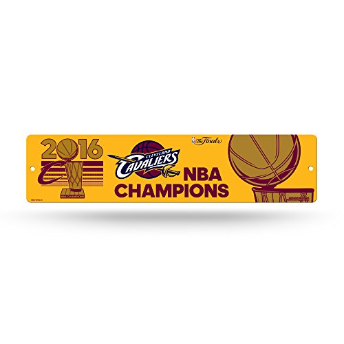0767345196644 - NBA CLEVELAND CAVALIERS 2016 CHAMPIONS HIGH-RES PLASTIC STREET SIGN
