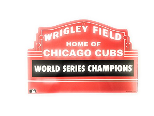 0767345291141 - CUBS 2016 WORLD SERIES CHAMPIONS WRIGLEY MARQUEE PLASTIC SIGN