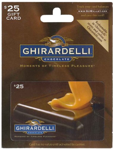 0076750109294 - GHIRARDELLI CHOCOLATE GIFT CARD $25