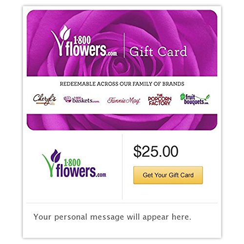 0076750146305 - 1-800 FLOWERS.COM GIFT CARDS - E-MAIL DELIVERY