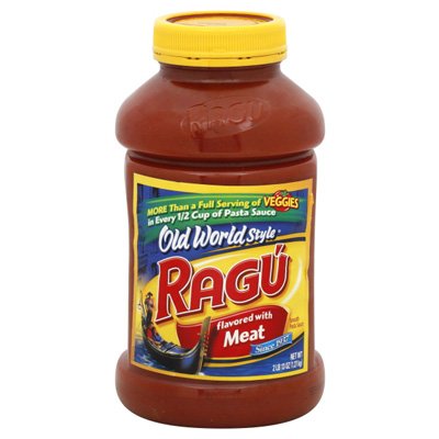 0767555004906 - RAGU PASTA SPAGHETTI TOMATO SAUCE OLD WORLD TRADITIONAL STYLE FLAVORED WITH MEAT 45 OZ JAR