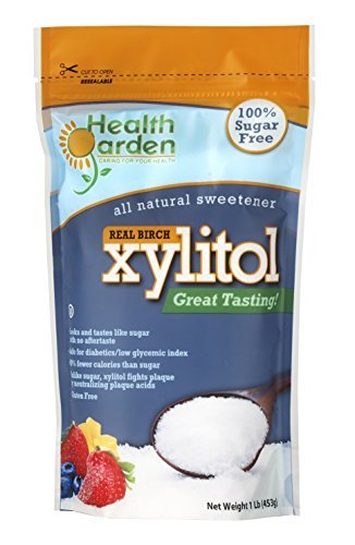 0767563165873 - HEALTH GARDEN KOSHER BIRCH XYLITOL 1 LBS. PRODUCT OF USA (NOT FROM CORN) PACK OF 2 BY HEALTH GARDEN