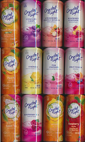 0767563609742 - CRYSTAL LIGHT DRINK MIX VARIETY PACK WITH 12 FLAVORS ~ (PACK OF 12)