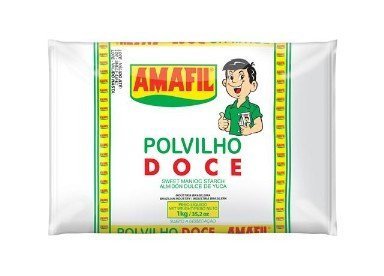 0767563667643 - AMAFIL POLVILHO DOCE 1KG | SWEET MANIOC STARCH 35.2OZ (PACK OF 2) BY AMAFIL