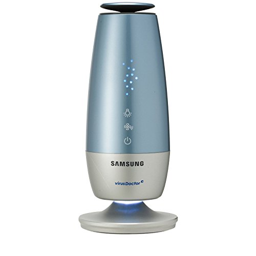 0767578450537 - SAMSUNG AIR CLEANER PLASMA IONIZER FRESHNER VIRUS DOCTOR SA-C600, 220V/DC12V - REMOVE VIRUS, GERM AND BATERIA - NO NEED TO CHANGE FILTER - NO COST FOR MAINTENANCE - FOR 10M2 (BLUE)