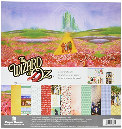 0767636671393 - PAPER HOUSE PAPER CRAFTING KIT 12X12-WIZARD OF OZ